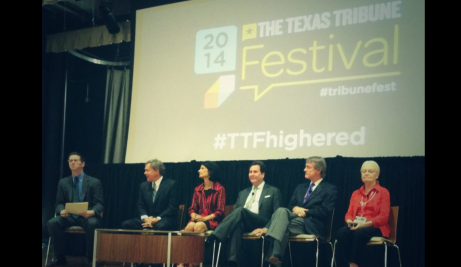"The Completion Crisis" panel at the 2014 Texas Tribune Festival